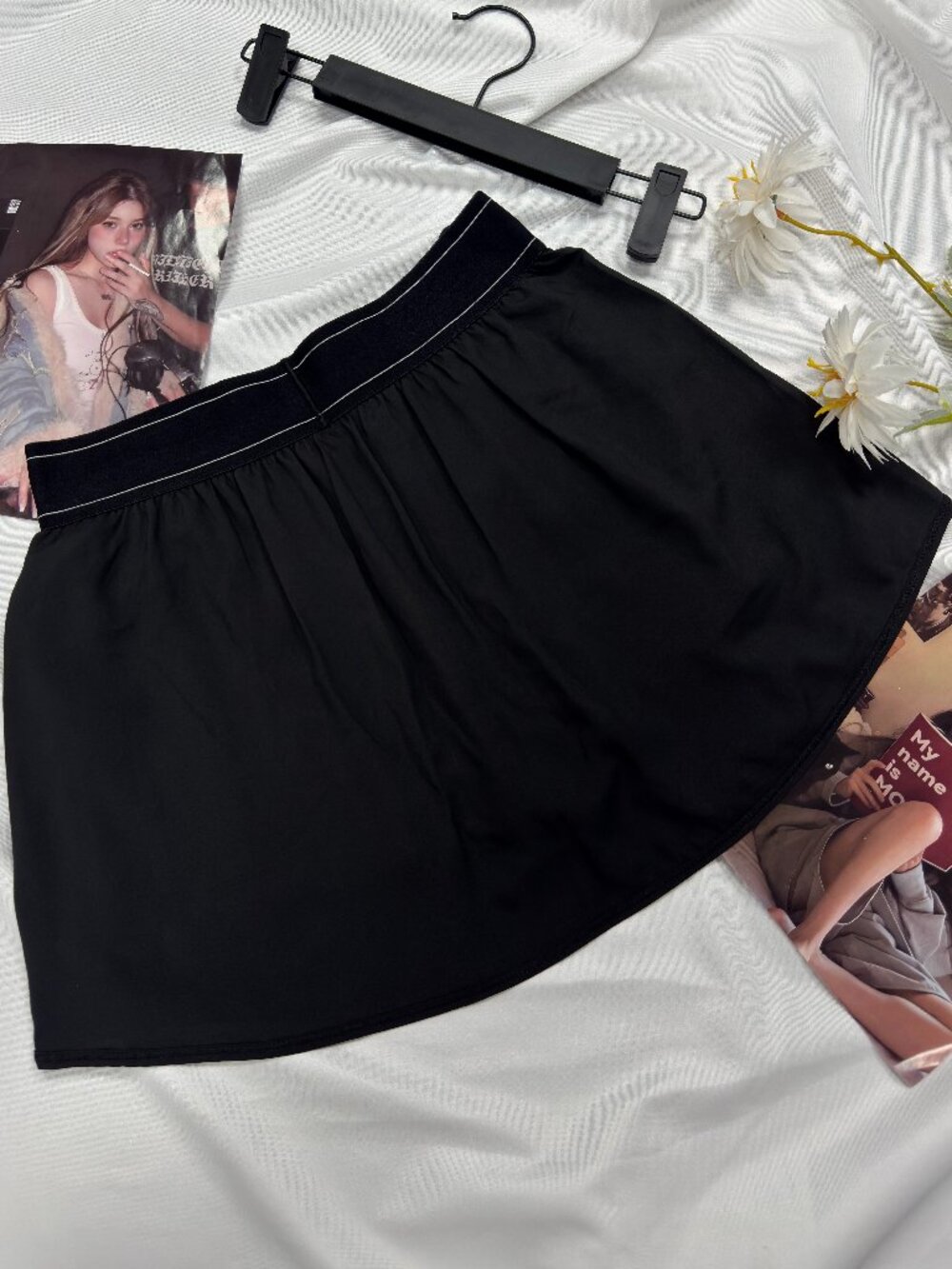 NWT Alo Yoga🤹‍♀️Match Point Tennis Skirt Black - Picture 5 of 7